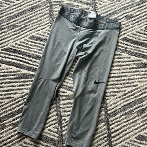 Mens Nike Pro Compression Leggings/Tights - size Large - Gray